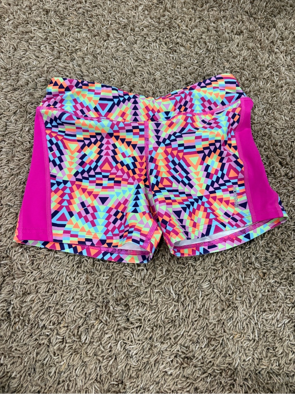 Reebok Colorful Bike Shorts Large